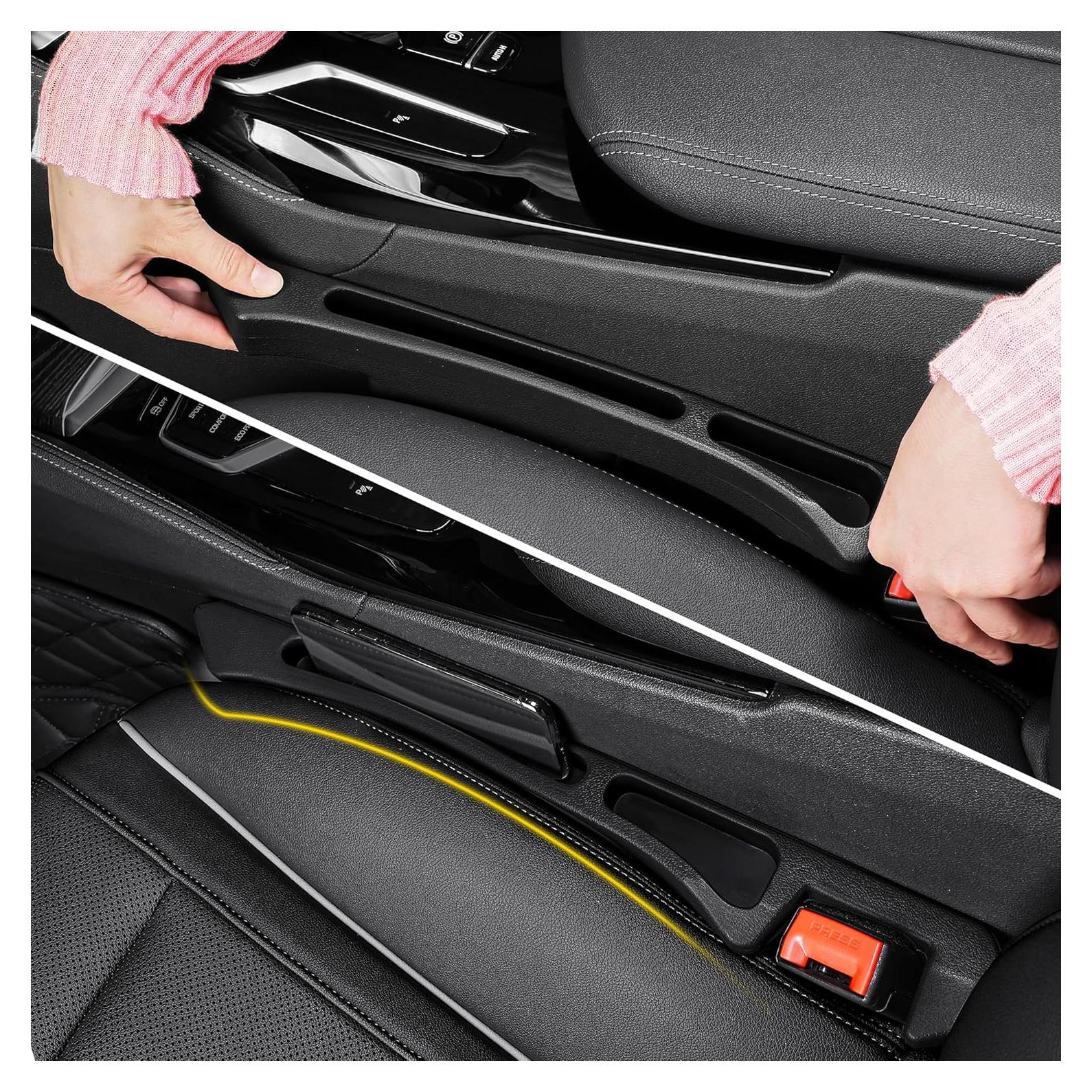 Relleno Espacio Asientos Coche GPKJQZS 2 Paquete Negro