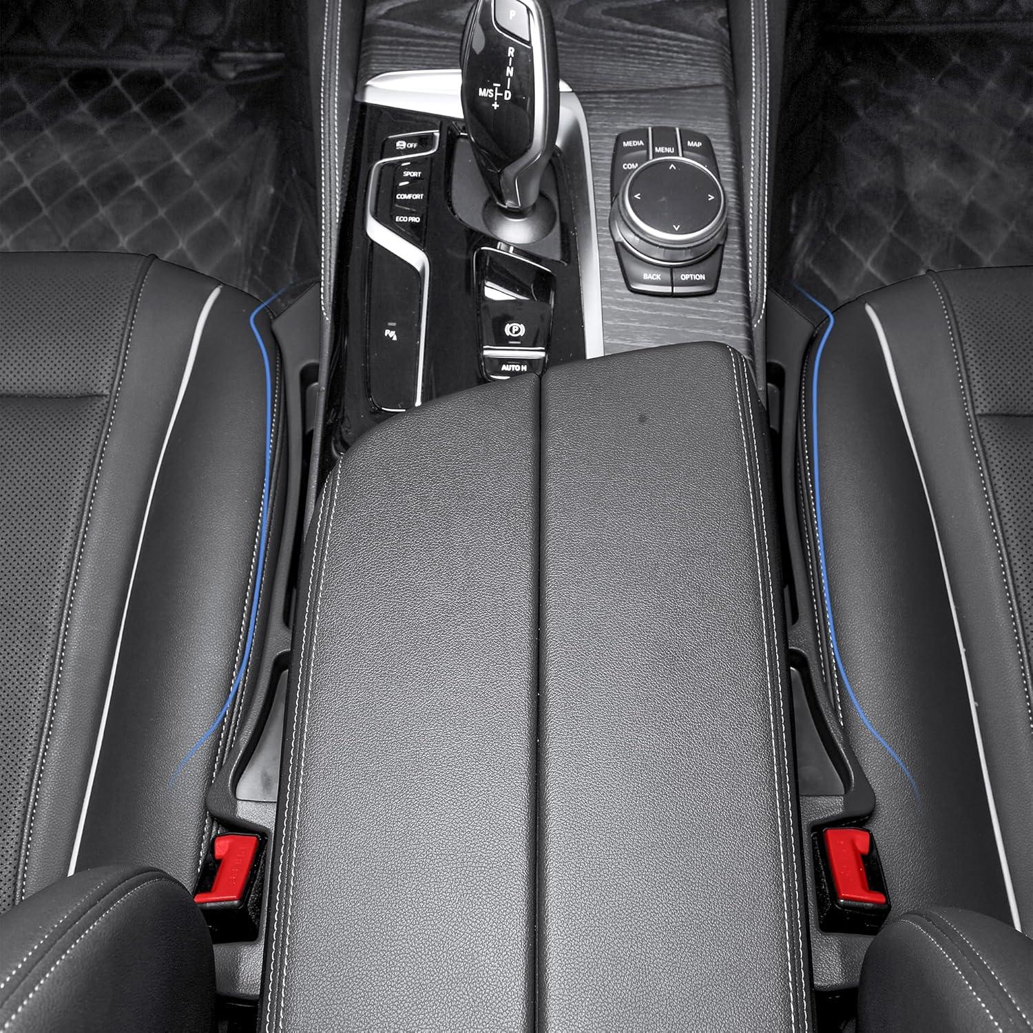 Relleno Espacio Asientos Coche GPKJQZS 2 Paquete Negro