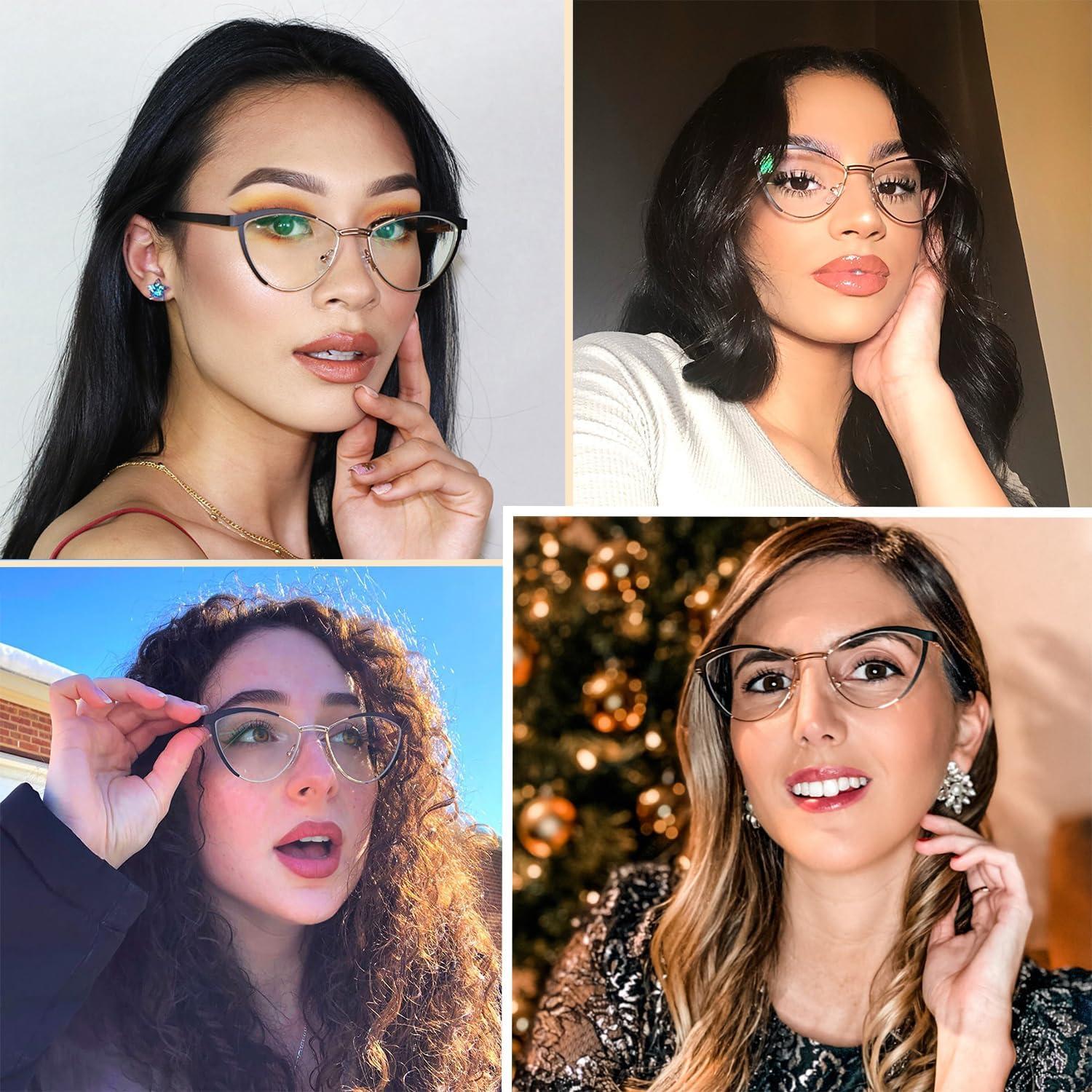 Gafas de luz azul Zeelool Sydney FM0125 mujer negro