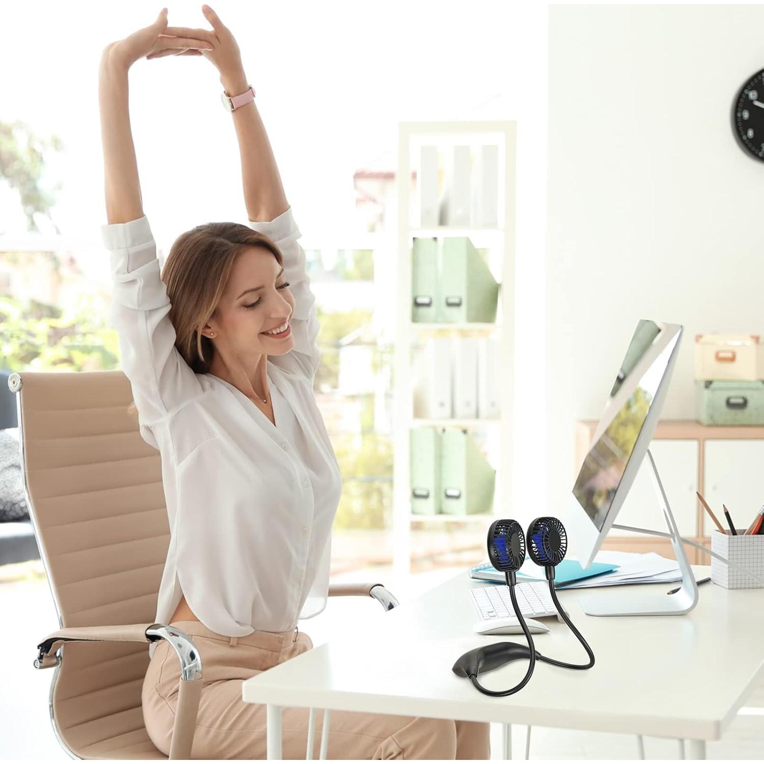 Ventilador de Cuello HandFan HF377 10000mAh 6 Velocidades