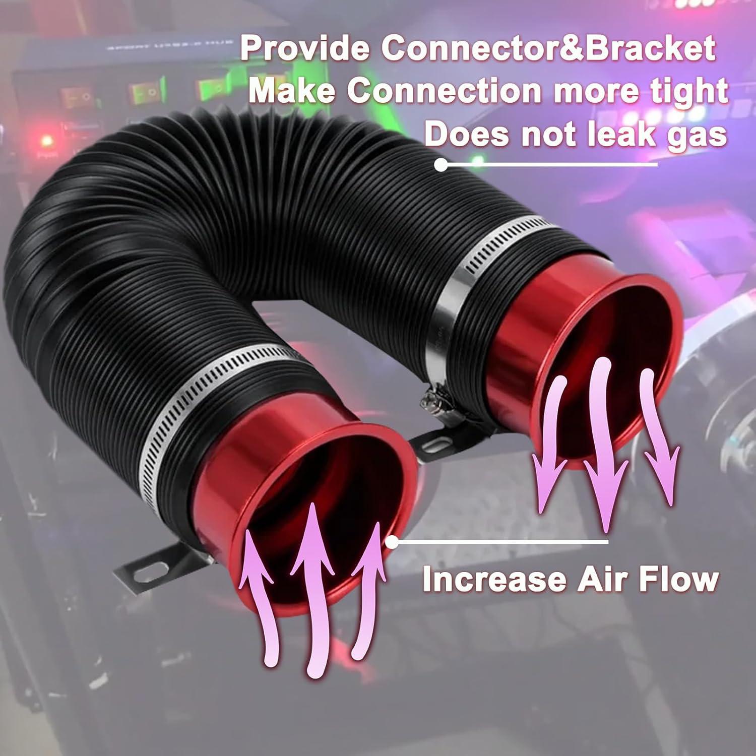 Simulador de Viento Obokidlyamor para Volante de Juego Rojo