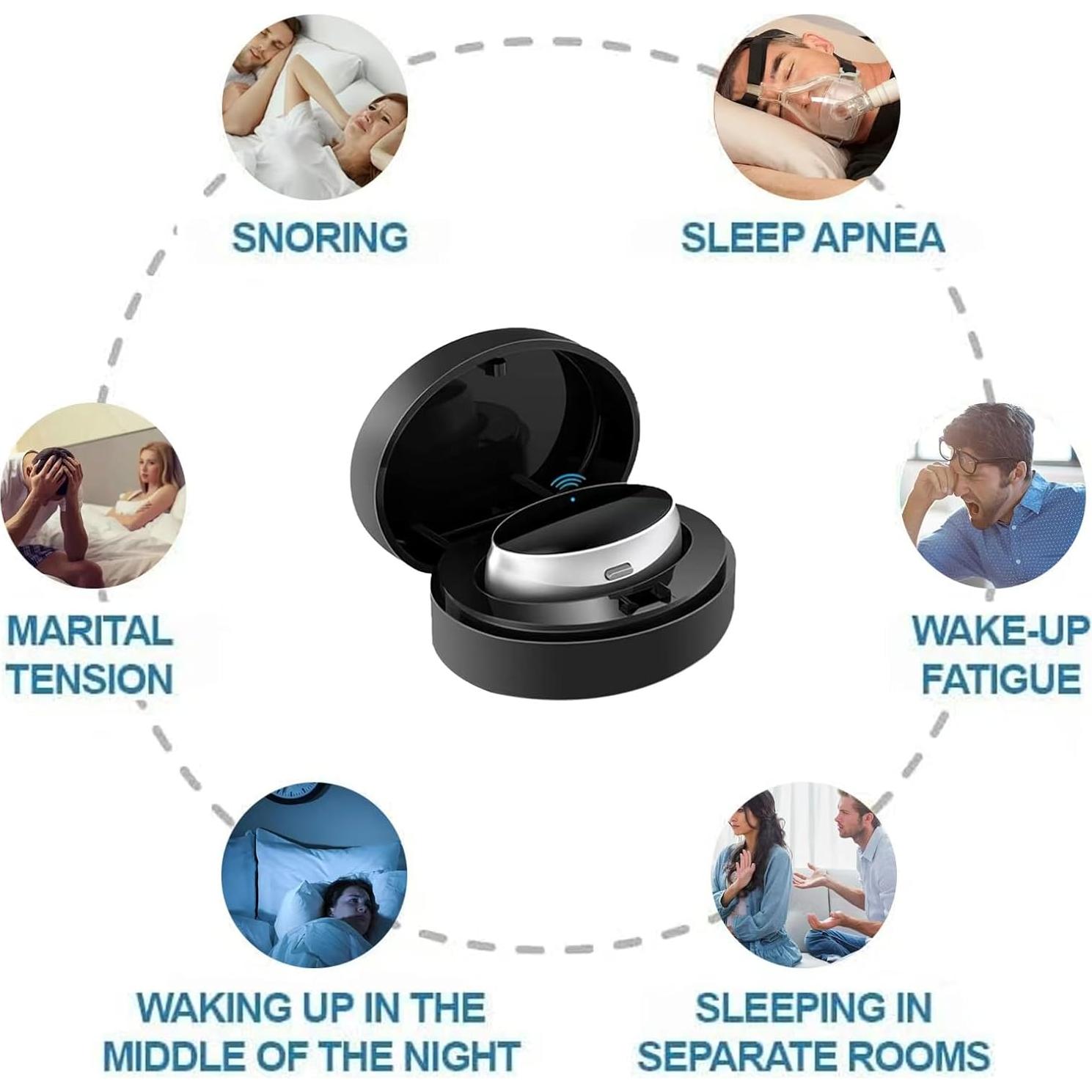 Dispositivo Anti Ronquidos Z3 Pro - Solución Inteligente 10 Parches