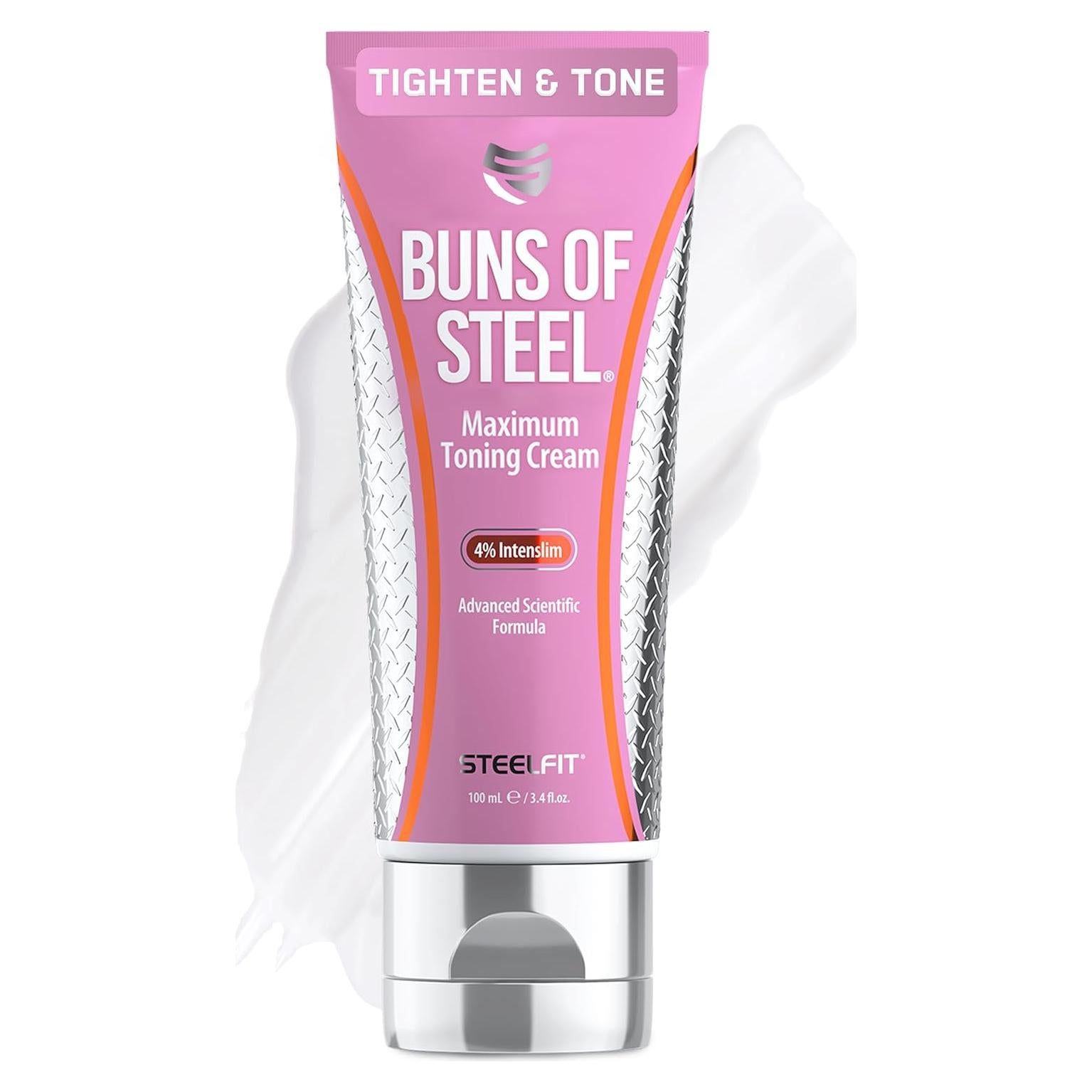 Crema Anticelulitis SteelFit Buns of Steel 100 ml - Tono y Reafirma