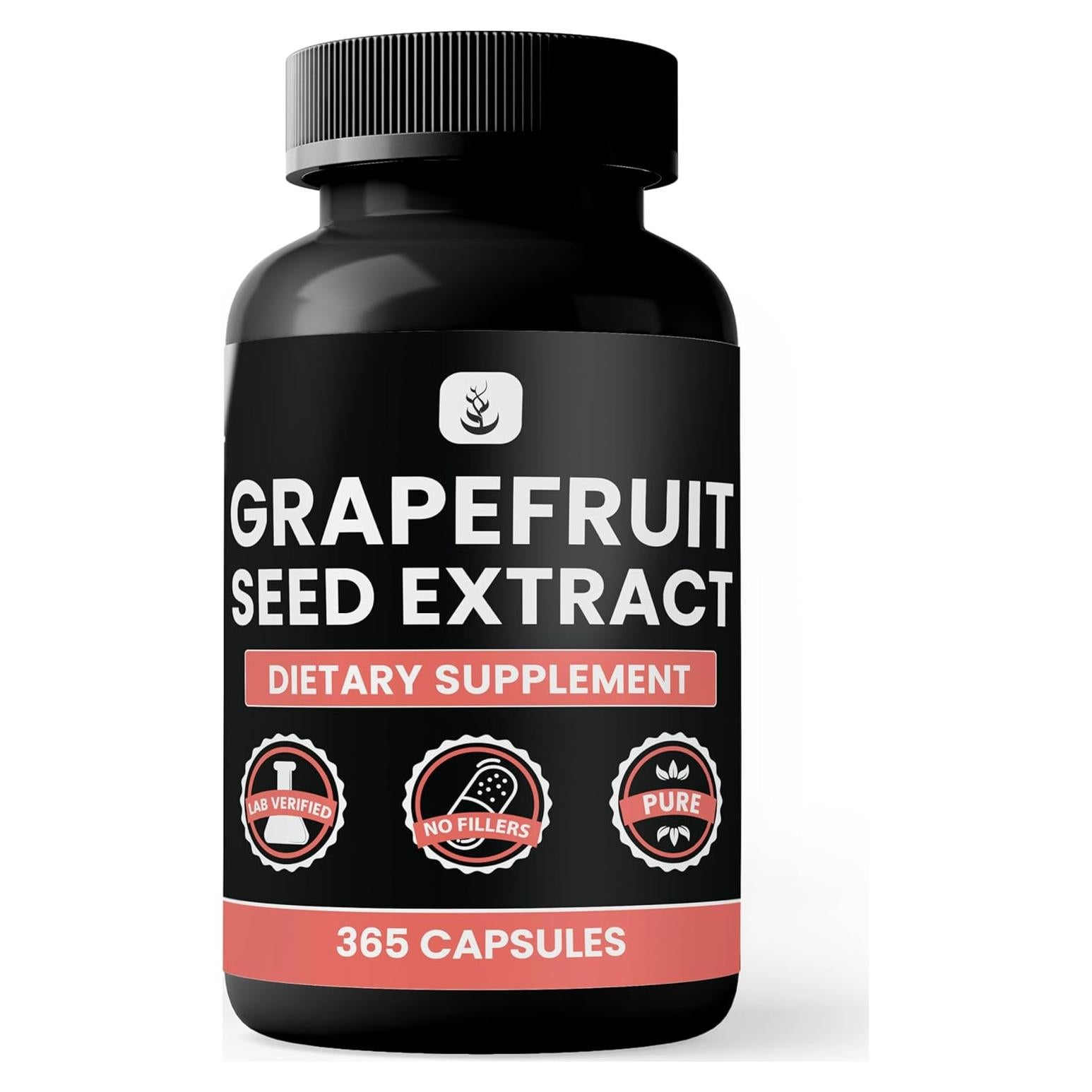 Extracto de Semilla de Pomelo 365 Cápsulas Ingredientes Originales