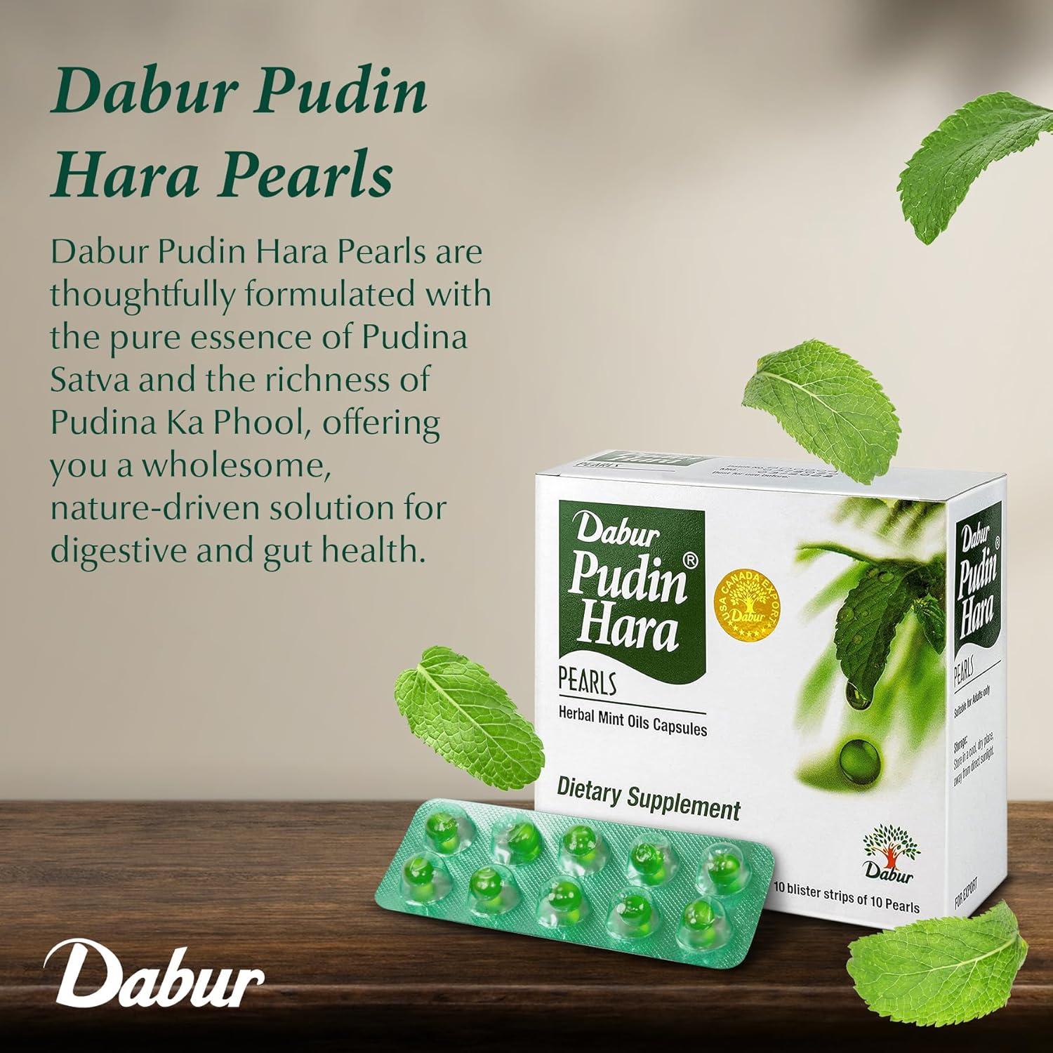 Perlas Pudin Hara Dabur - Suplemento Digestivo 10 Perlas