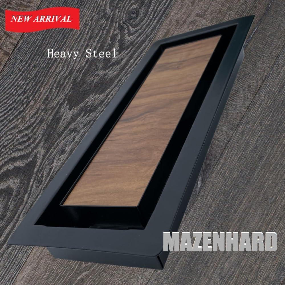 Cubierta de Ventilación de Piso MAZENHARD 11.5x5.5" Negro