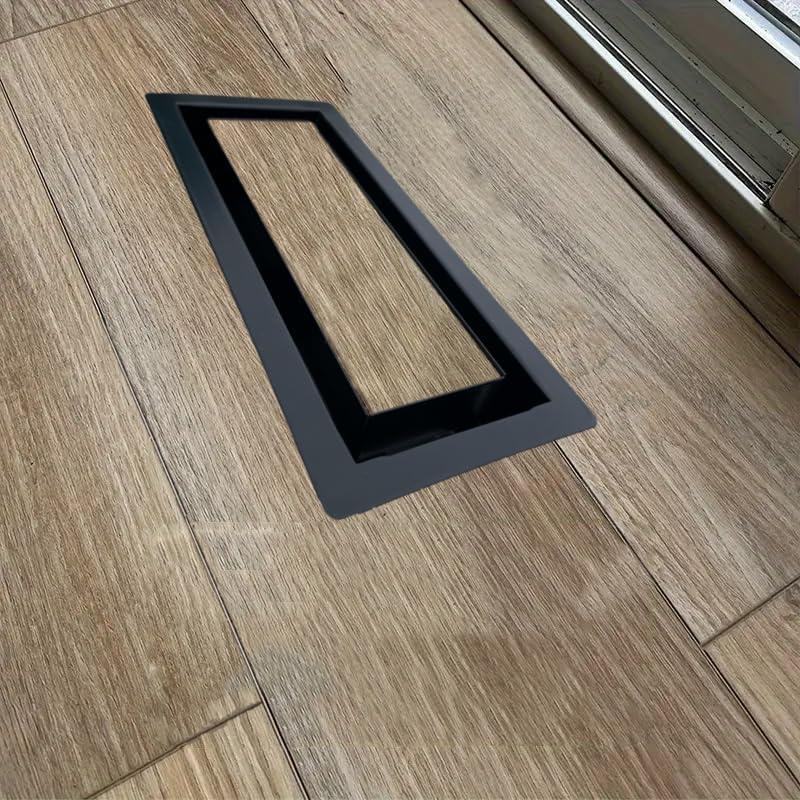 Cubierta de Ventilación de Piso MAZENHARD 11.5x5.5" Negro