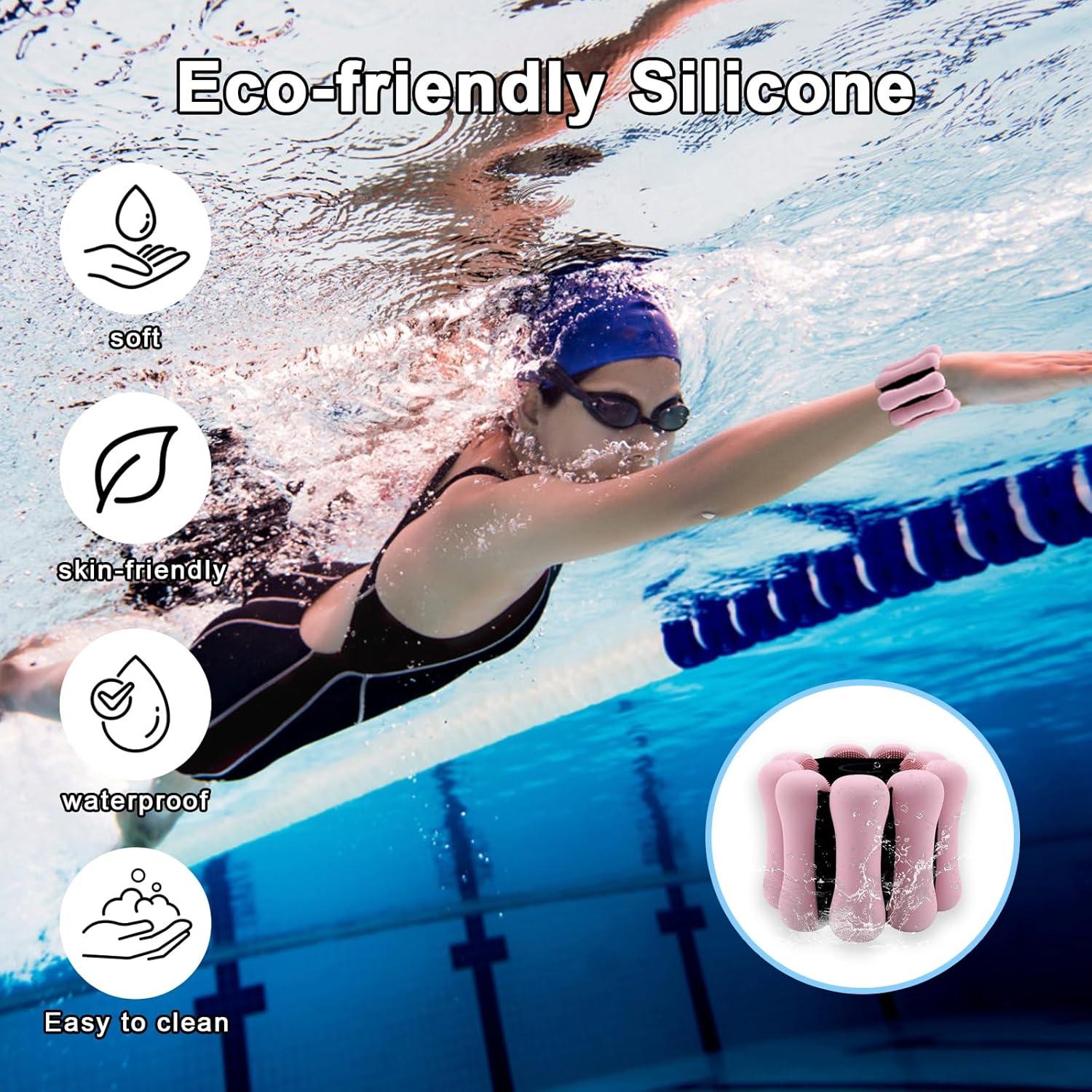 Pesas de Tobillo Ajustables Yurugoing 0.91 kg Rosa