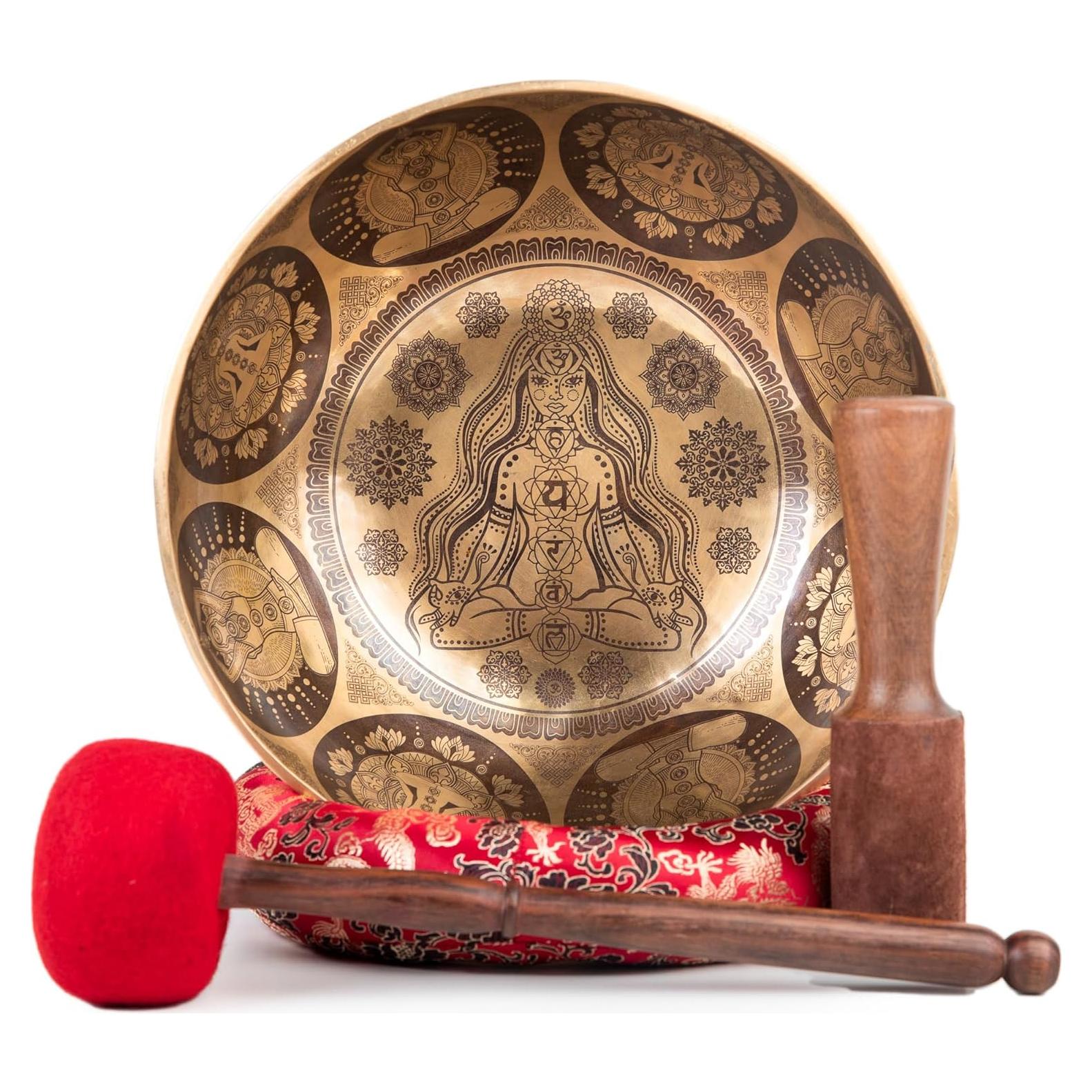 Cuenco Cantor Tibetano Grande 30 cm Bronce Himalayan Bazaar