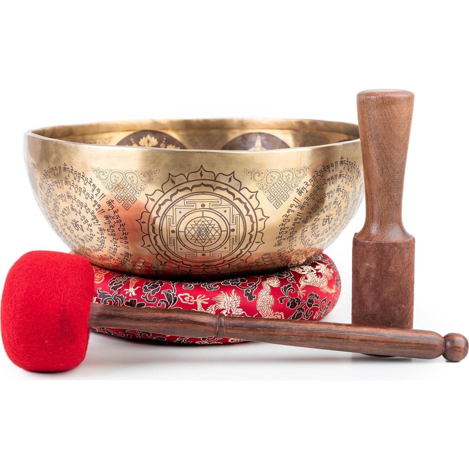 Cuenco Cantor Tibetano Grande 30 cm Bronce Himalayan Bazaar