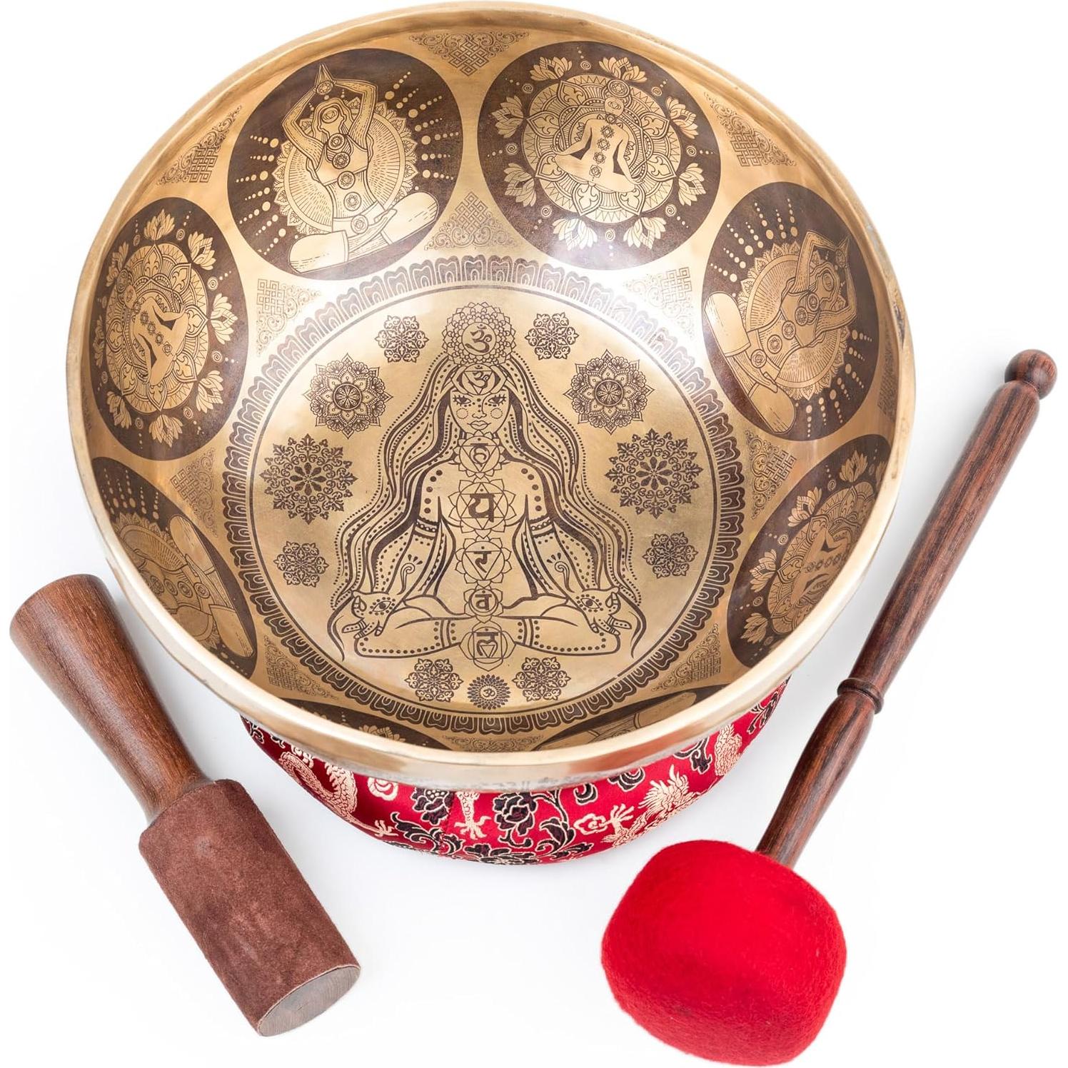 Cuenco Cantor Tibetano Grande 30 cm Bronce Himalayan Bazaar