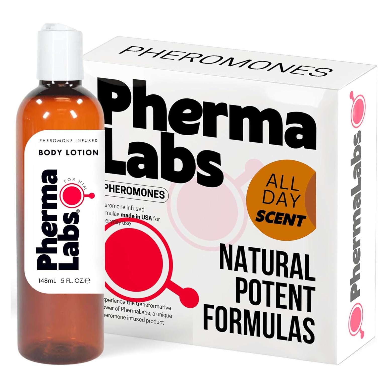 Loción Corporal con Feromonas PhermaLabs 177 ml - Fragancia Todo el Día