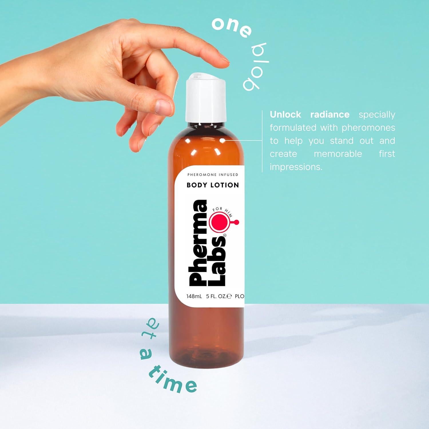 Loción Corporal con Feromonas PhermaLabs 177 ml - Fragancia Todo el Día