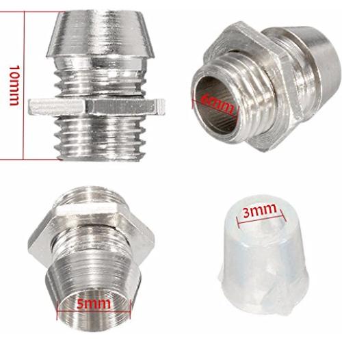 Soporte LED E-outstanding 25 Piezas 3mm Cobre Cromado