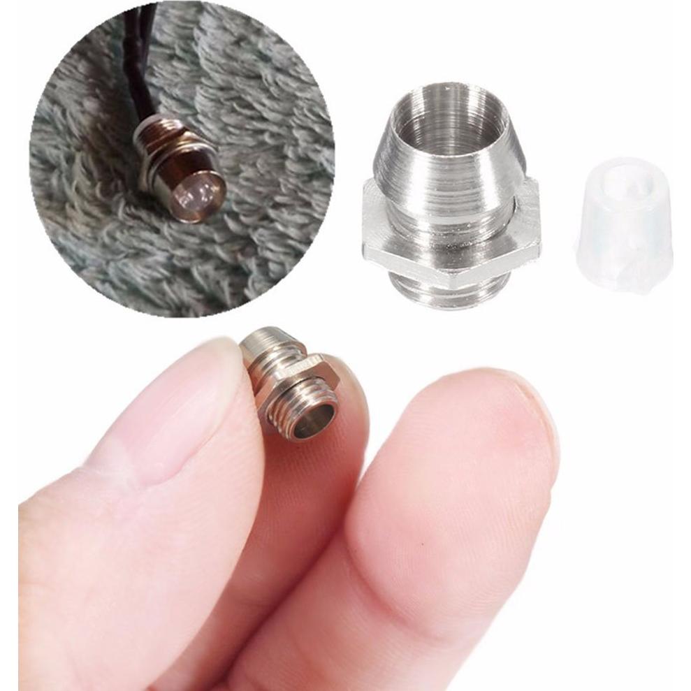 Soporte LED E-outstanding 25 Piezas 3mm Cobre Cromado