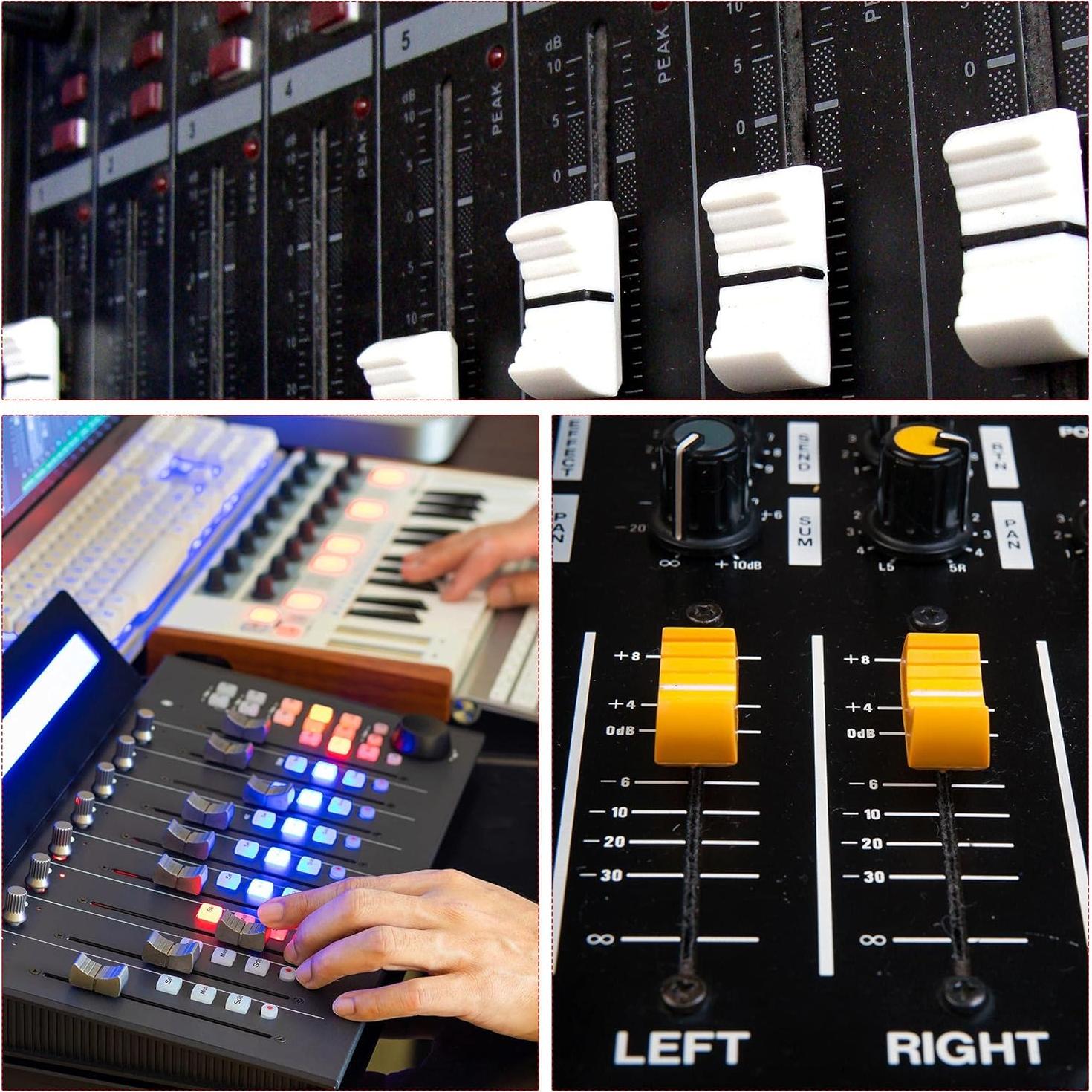 Potenciometro Lineal Doble Canal uxcell 10K Ohm 45mm