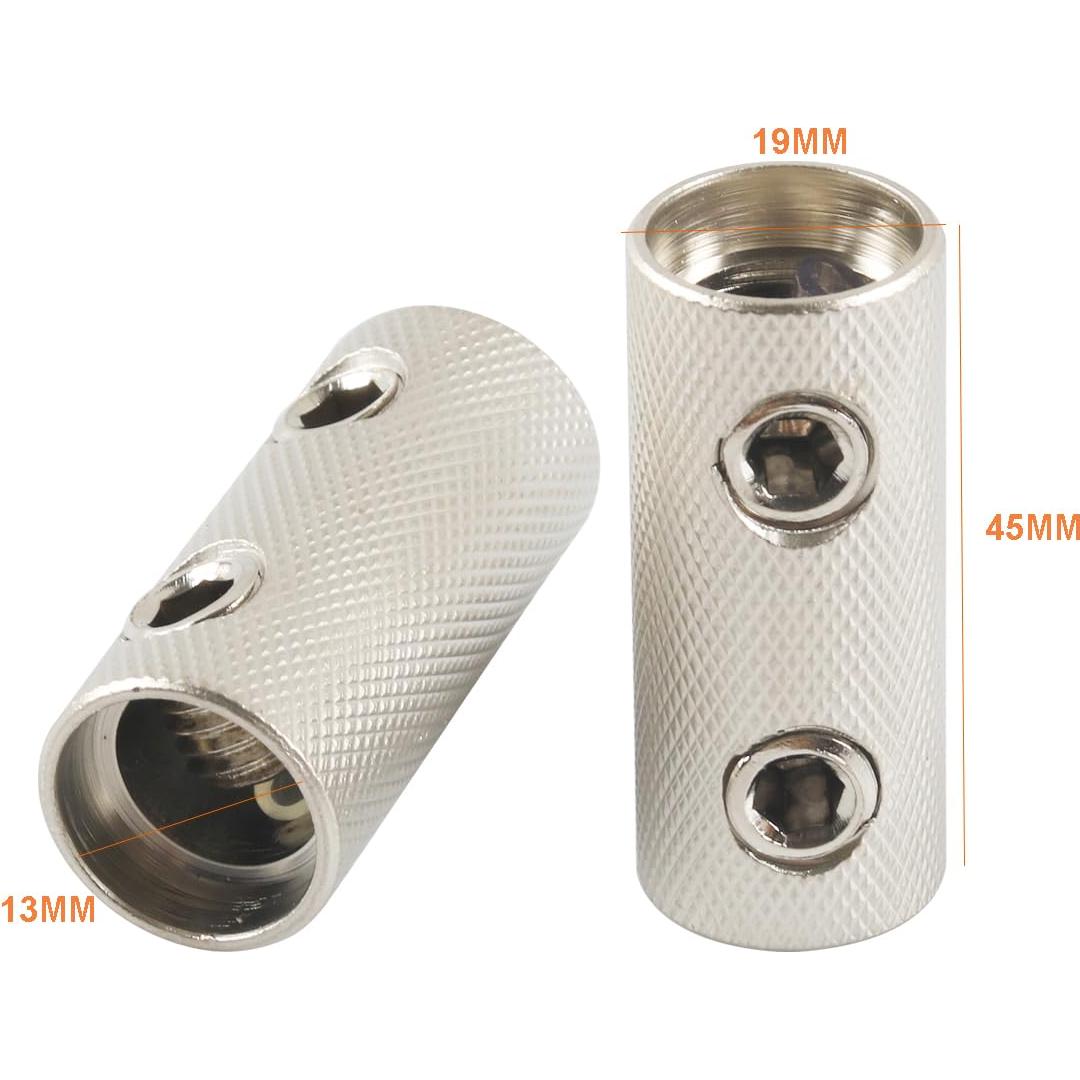 Conectores de Cable Butt 0GA TIALECCI 4PCS con Tubo Termocontraíble