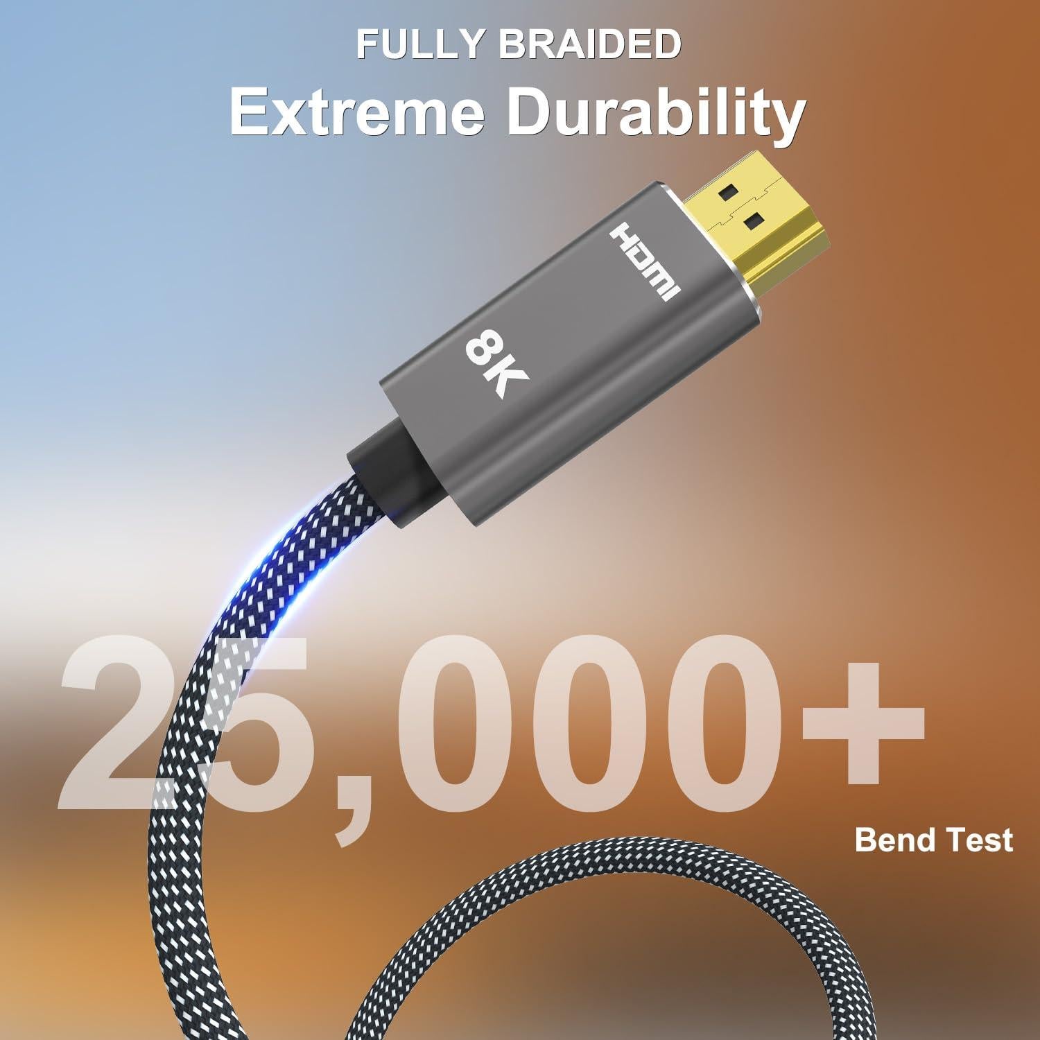 Cable HDMI 2.1 8K 0.3M TagBreet Ultra Alta Velocidad 48Gbps