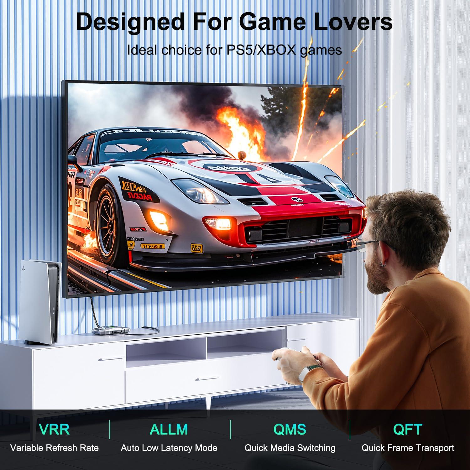 Cable HDMI 2.1 8K 0.3M TagBreet Ultra Alta Velocidad 48Gbps