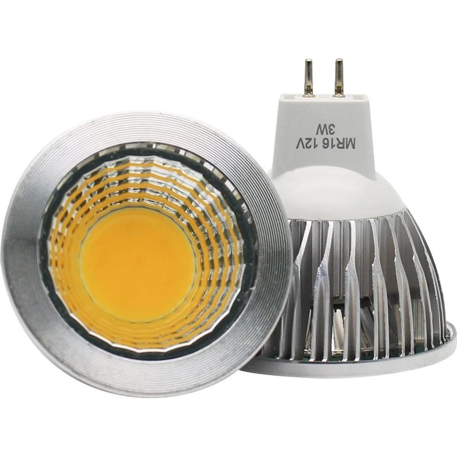 Bombillas LED MR16 GU5.3 JKLcom 3W 330 Lúmenes Blanco Cálido