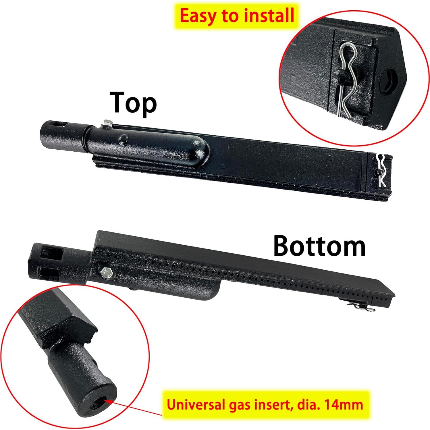 Kit de Tubos de Quemador Hierro Fundido Direct Store 3 Pzas