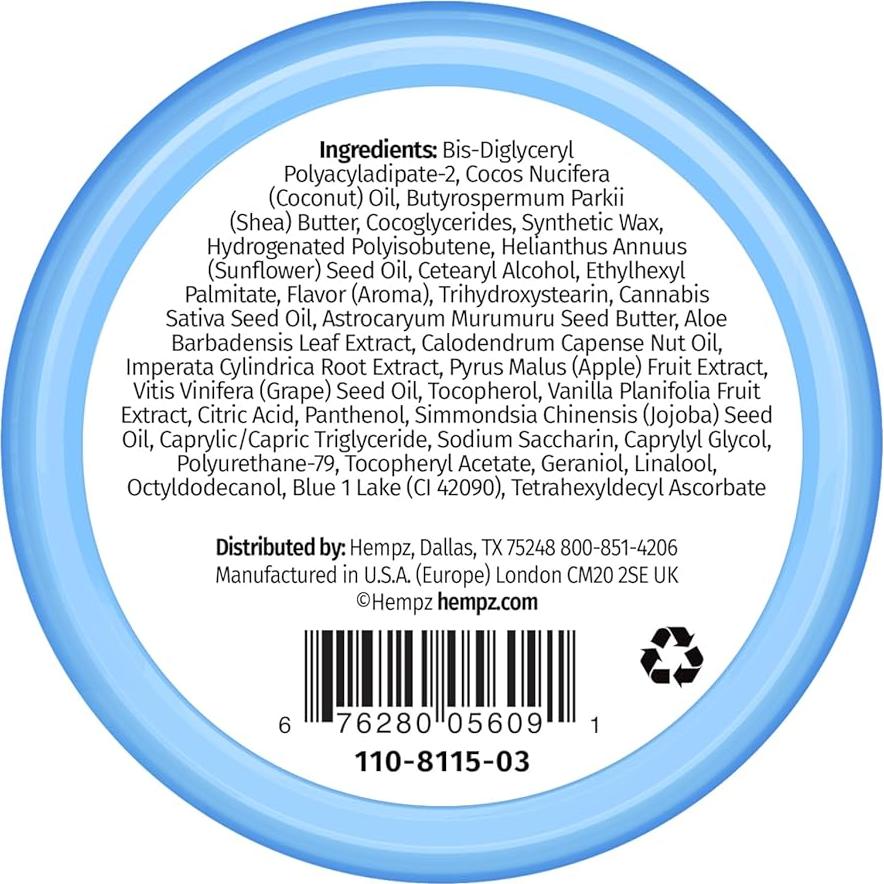 Mascarilla Hidratante para Labios Hempz - Cítrico Fresco 26.9g