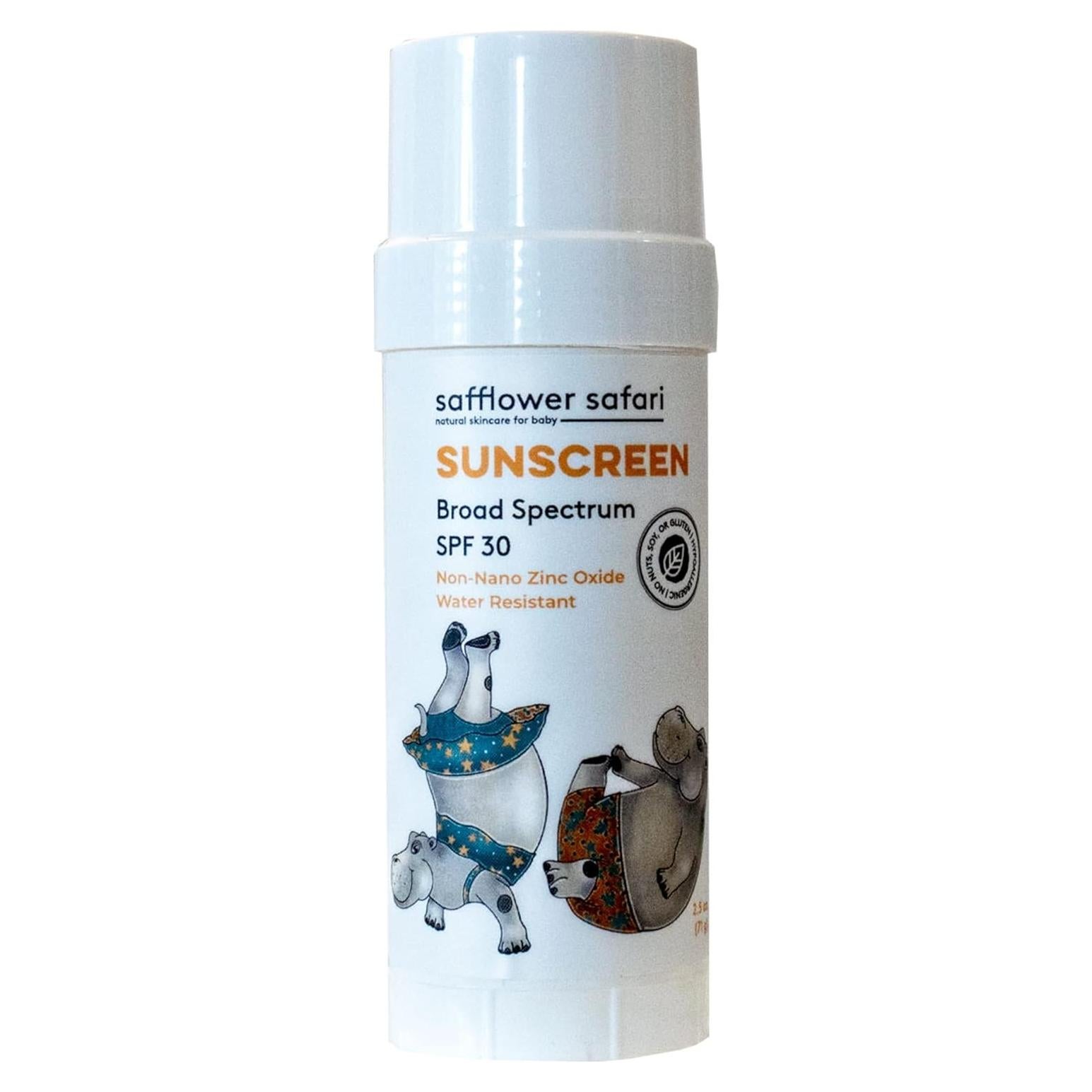 Protector Solar Natural para Bebés Safflower Safari SPF 30