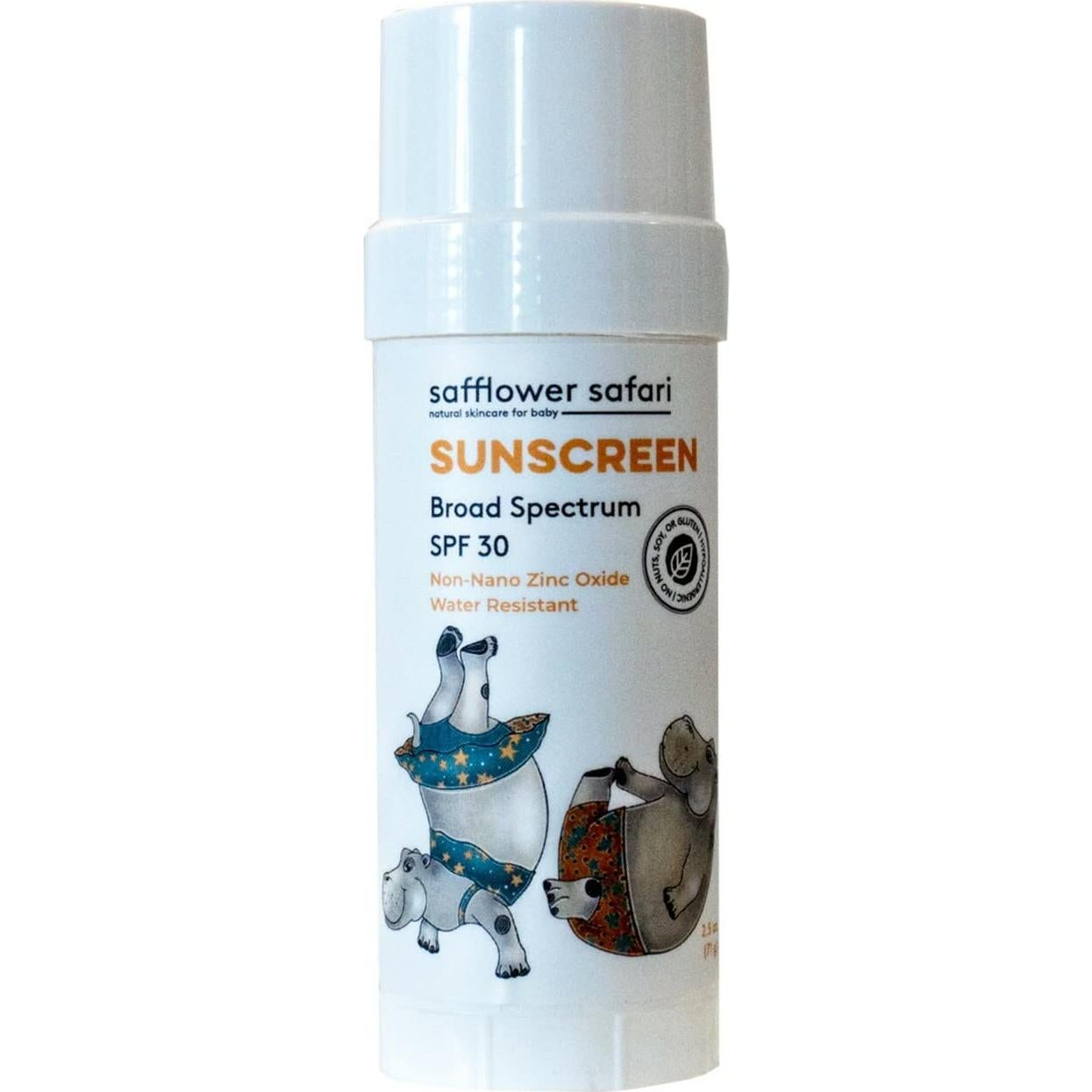 Protector Solar Natural para Bebés Safflower Safari SPF 30