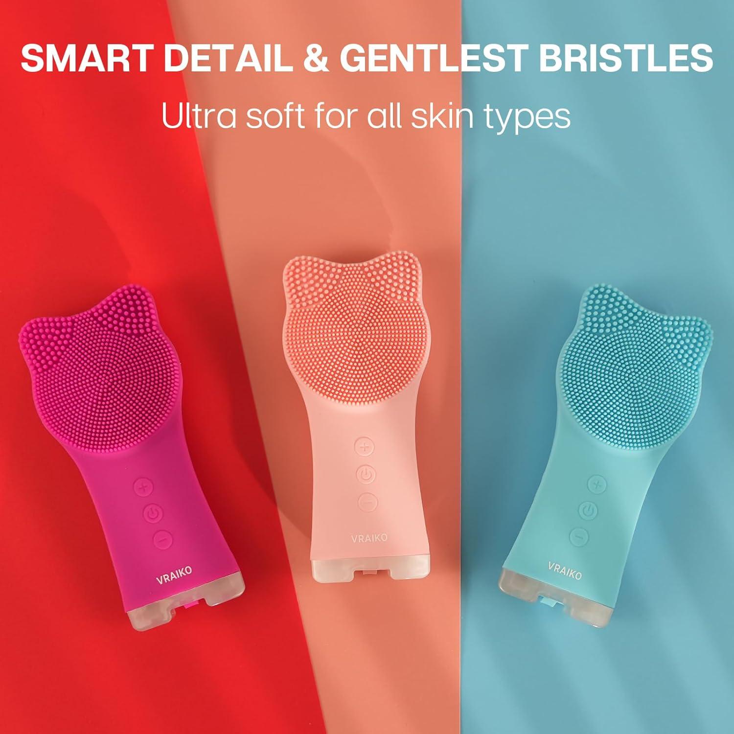 Cepillo Facial MIA VRAIKO Recargable Impermeable Azul