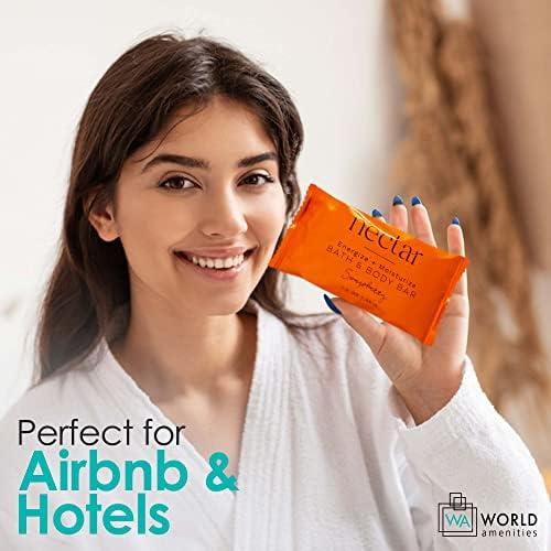 Barra de Baño Nectar - Flor de Naranja Dulce, 25 Unidades, 34g