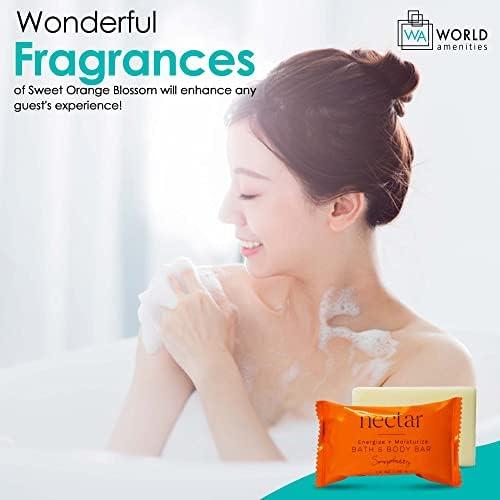 Barra de Baño Nectar - Flor de Naranja Dulce, 25 Unidades, 34g