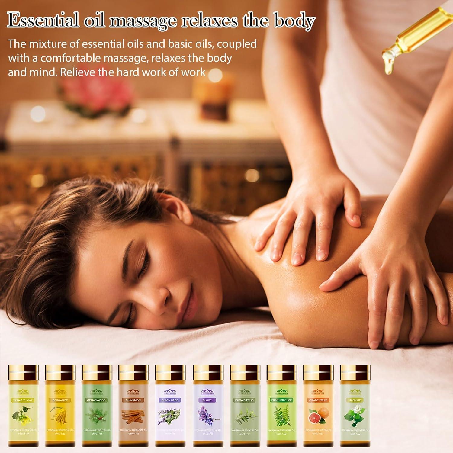 Aceites Esenciales Puros BlissfulBlend - 20 Aromas 5 ML