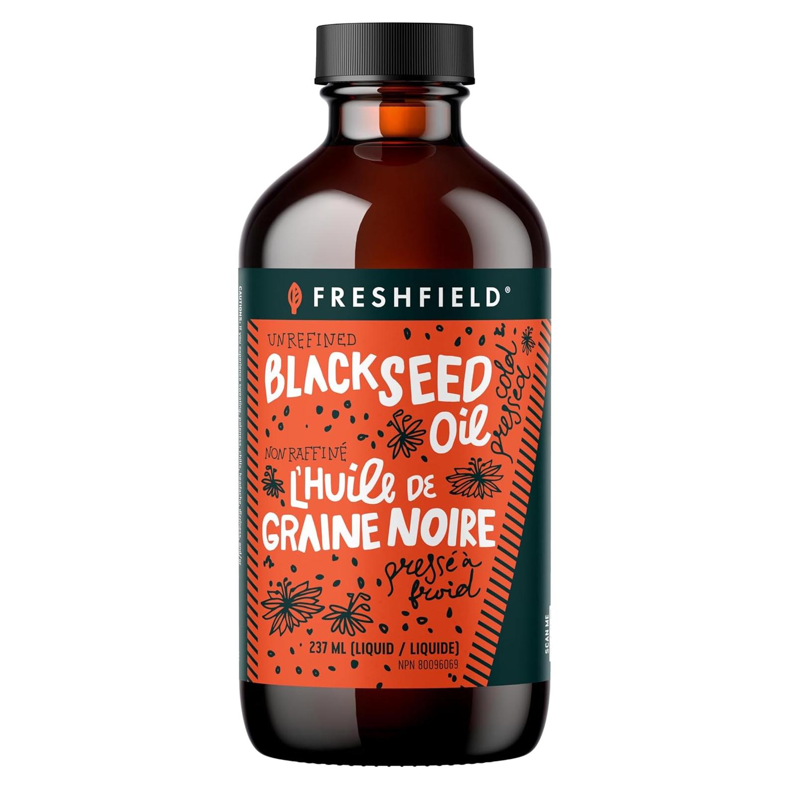 Aceite de Semilla de Comino Negro Freshfield 250 ml Prensado en Frío