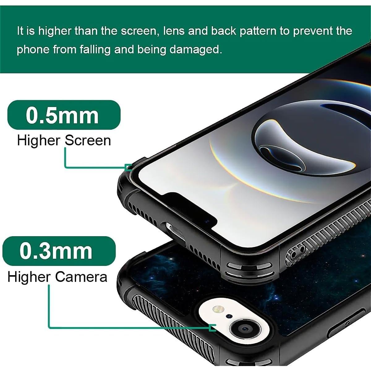 Funda para iPhone 16e CARLOCA Luz Espacial Nebulosa Dura