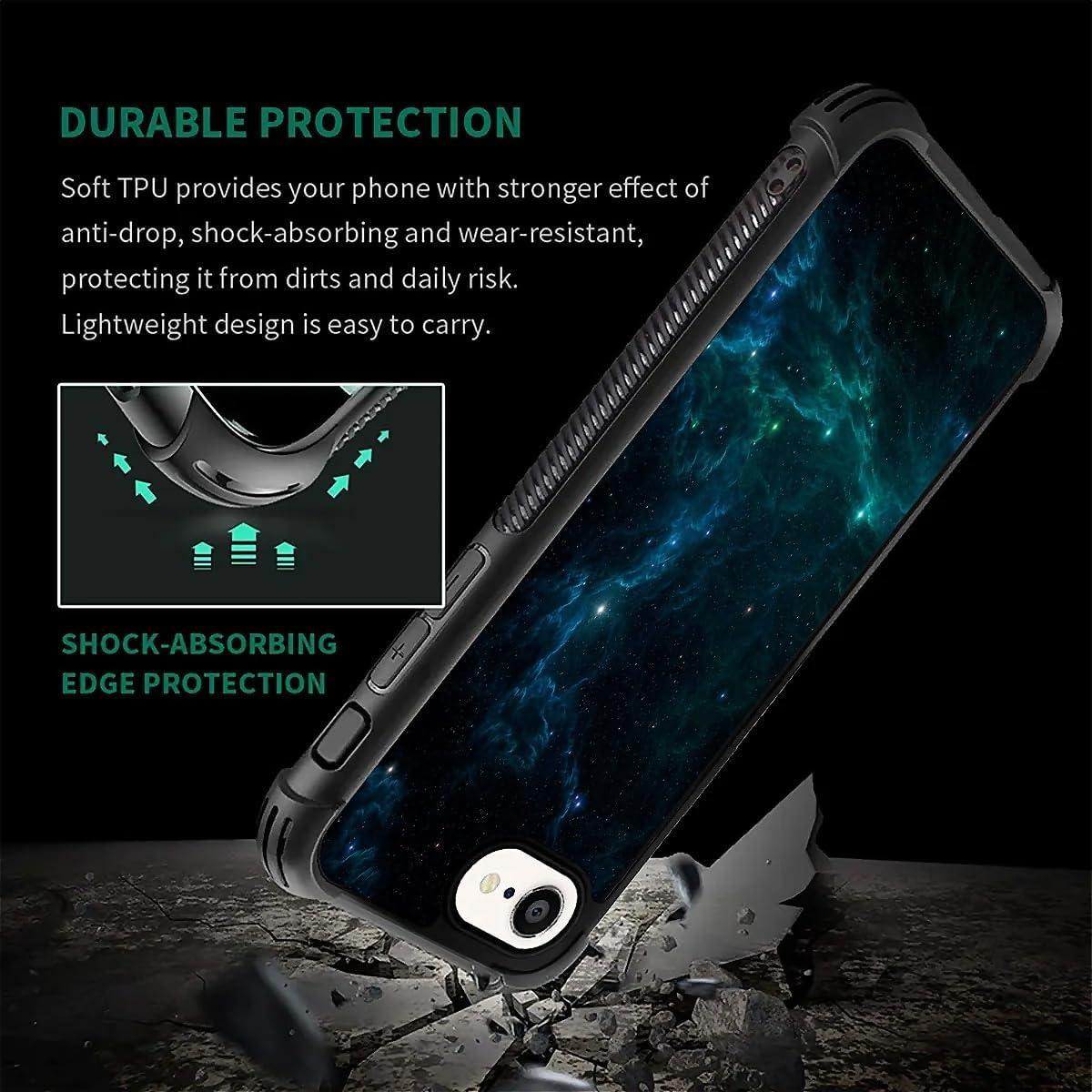 Funda para iPhone 16e CARLOCA Luz Espacial Nebulosa Dura