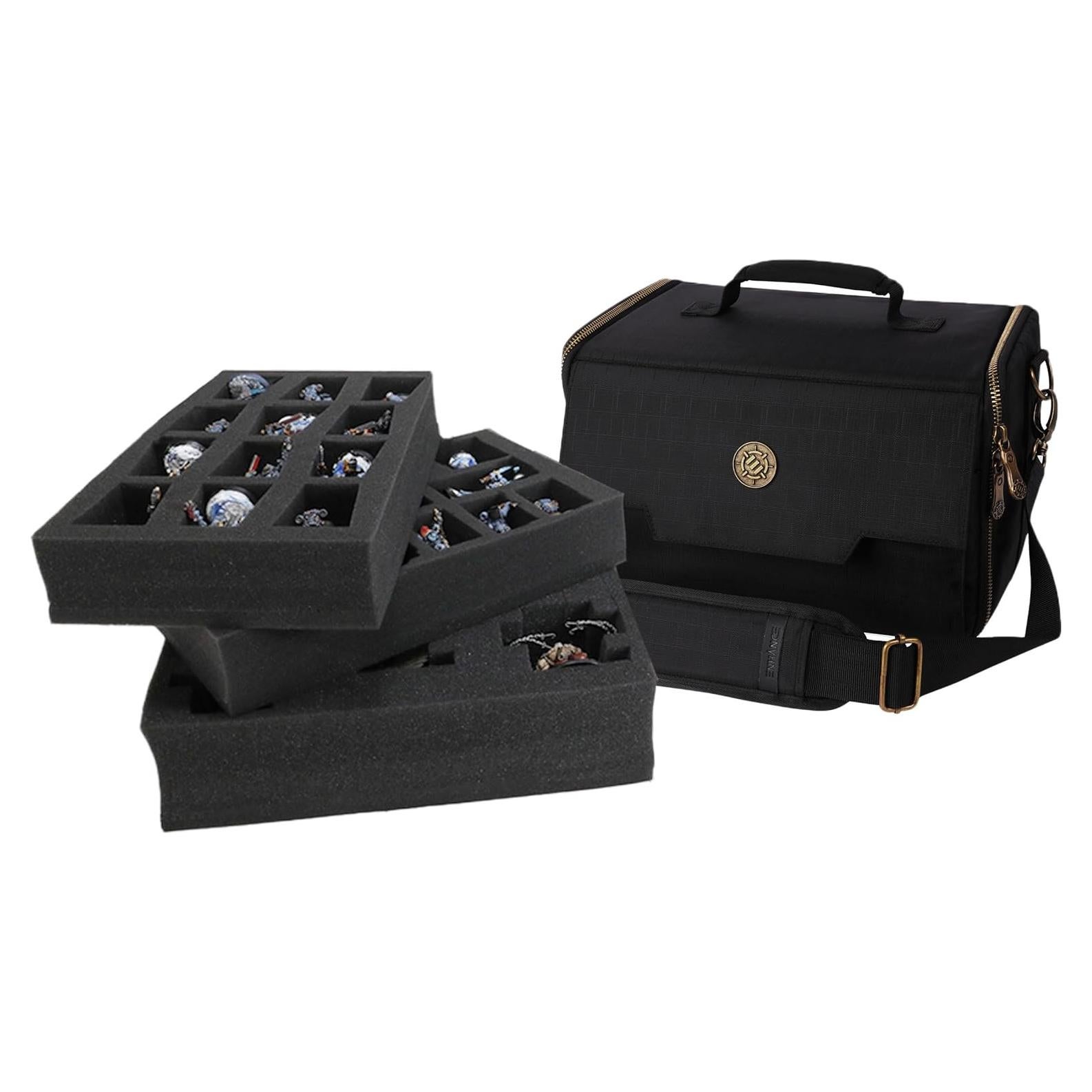 Bolsa Compacta para Miniaturas ENHANCE - Base Ancha, 3 Bandejas