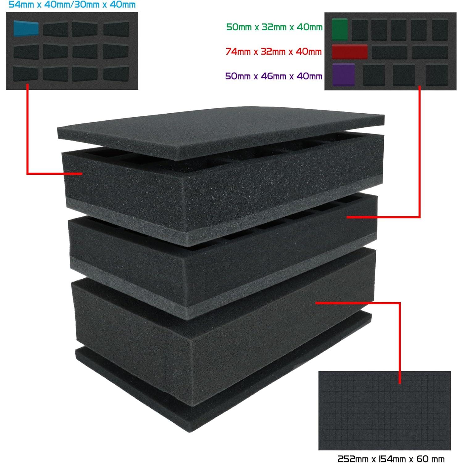 Bolsa Compacta para Miniaturas ENHANCE - Base Ancha, 3 Bandejas