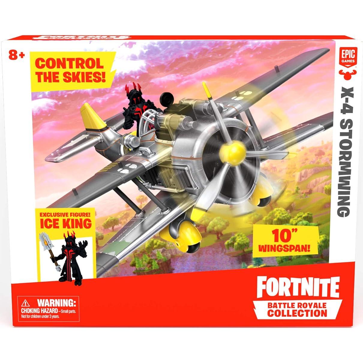 Avión Stormwing X-4 Fortnite + Minifigura 2" Moose Toys