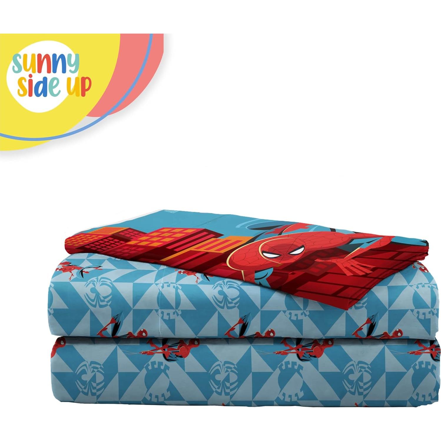 Juego de Sábanas Spiderman Sunny Side Up 3 Piezas Cama Individual