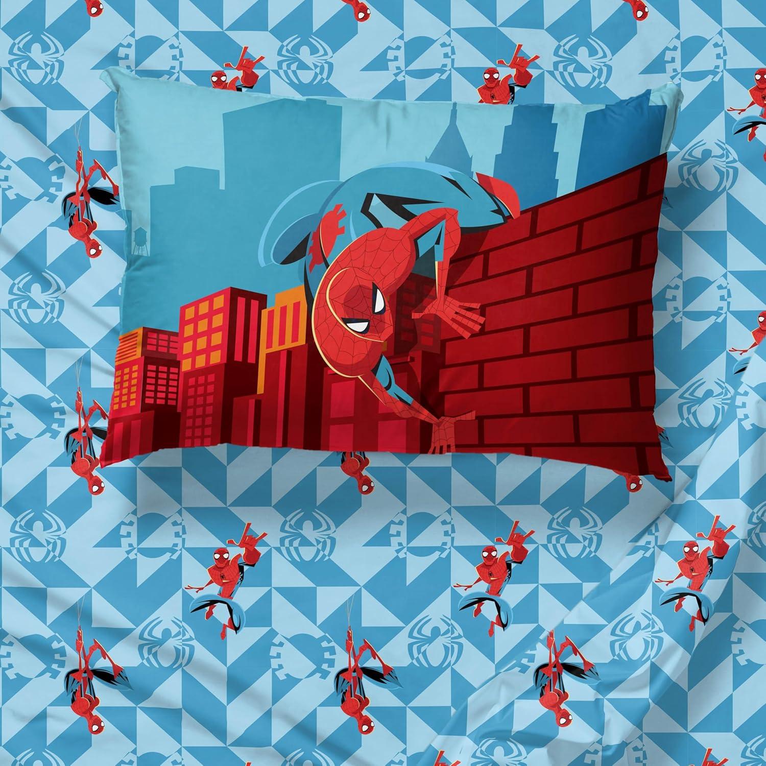 Juego de Sábanas Completo Sunny Side Up Spiderman 4 Piezas