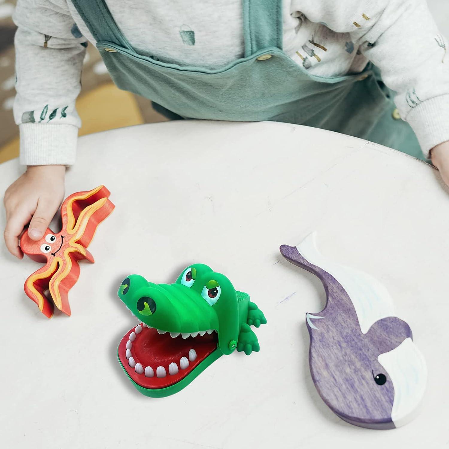 Juego de Cocodrilo Maytrbou - Juguete de Dientes para Niños