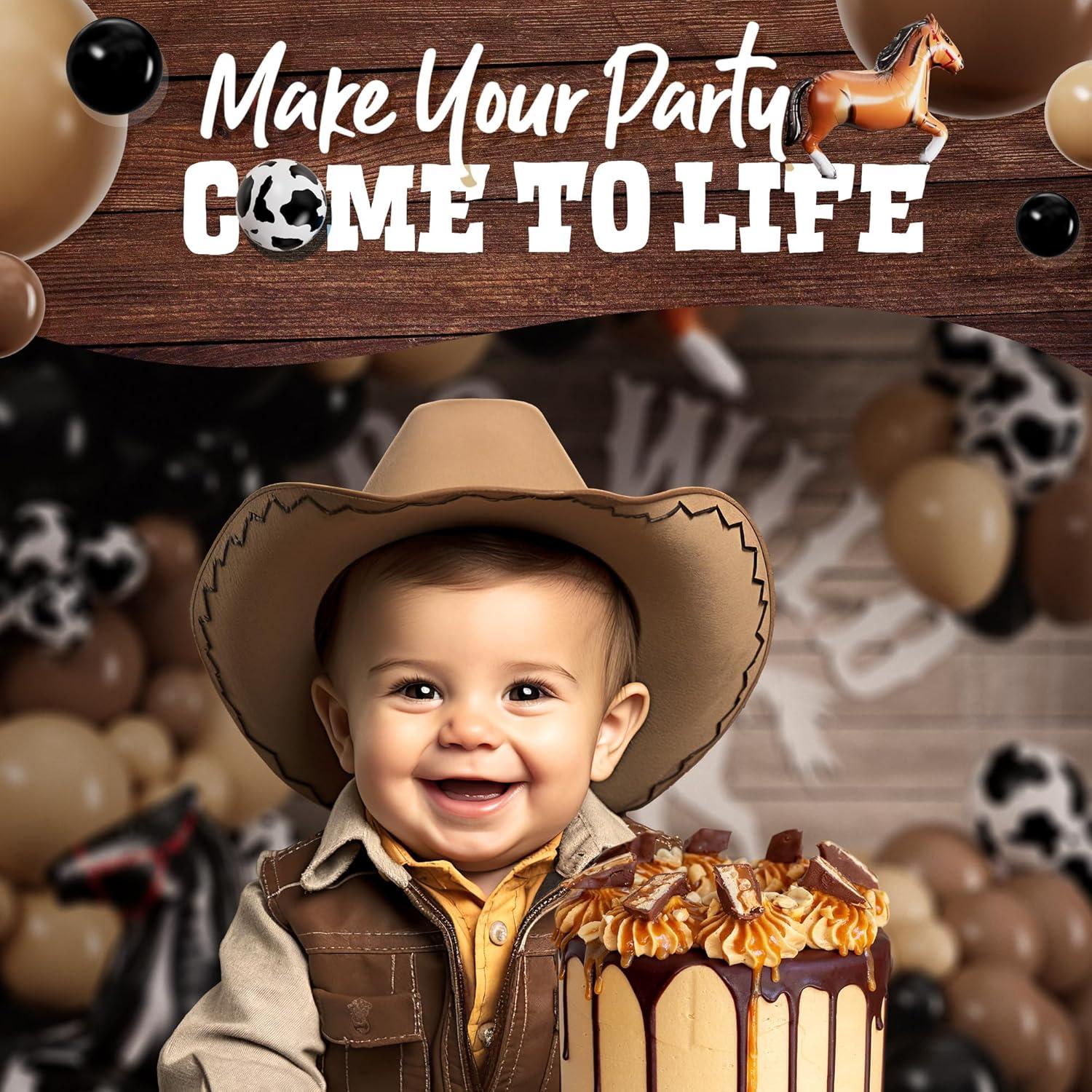 Kit de Arco de Globos Western Sheryl Decor - 100 Globos