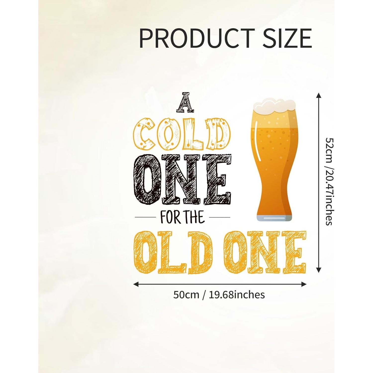 Calcomanía de Fiesta 1er Cumpleaños Dvehdbay 50x52cm