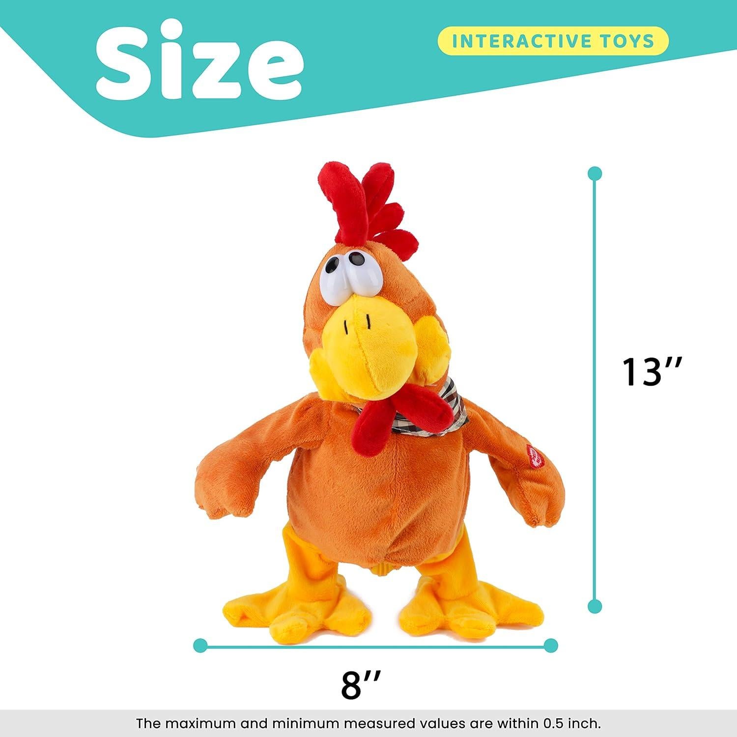 Pollito Musical Interactivo Cuteoy 33 cm para Niños