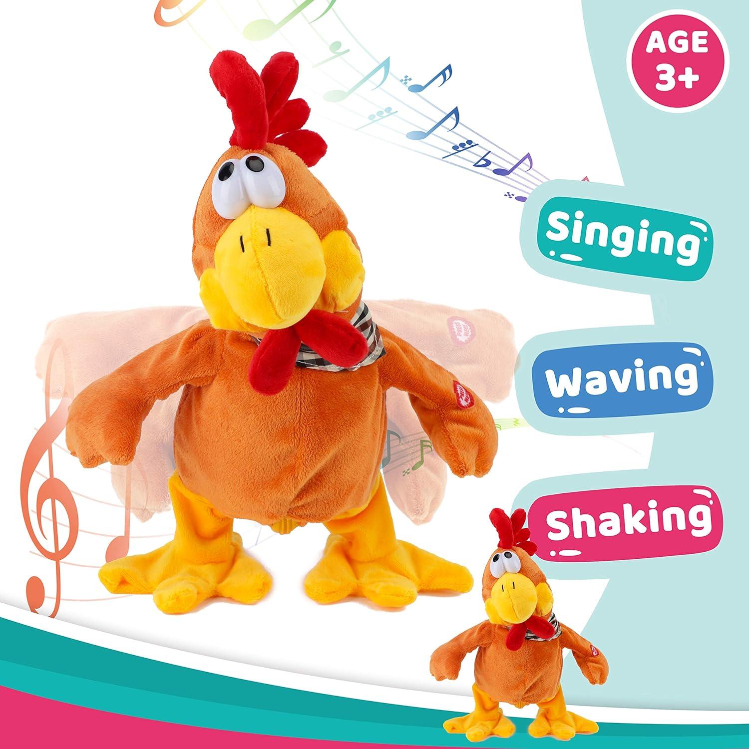 Pollito Musical Interactivo Cuteoy 33 cm para Niños