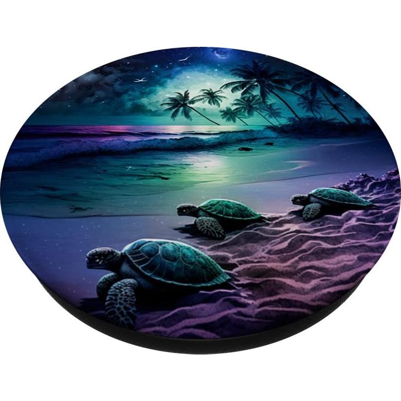 PopSockets Adhesivo Tortuga Marina Noche Estrellada 10.9x8.6cm