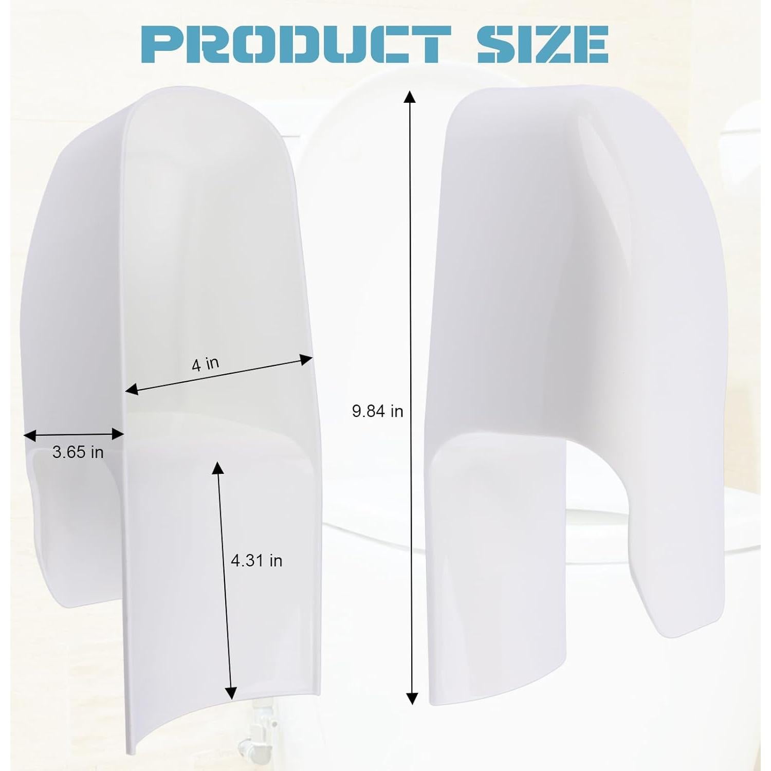 Protector de Salpicaduras AFZZ para Inodoro Ajustable