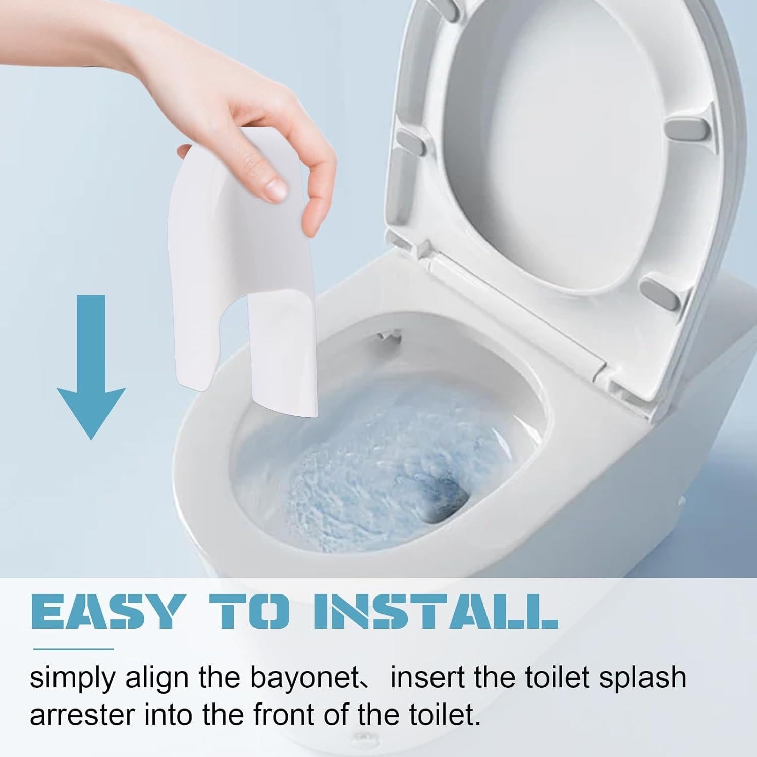 Protector de Salpicaduras AFZZ para Inodoro Ajustable