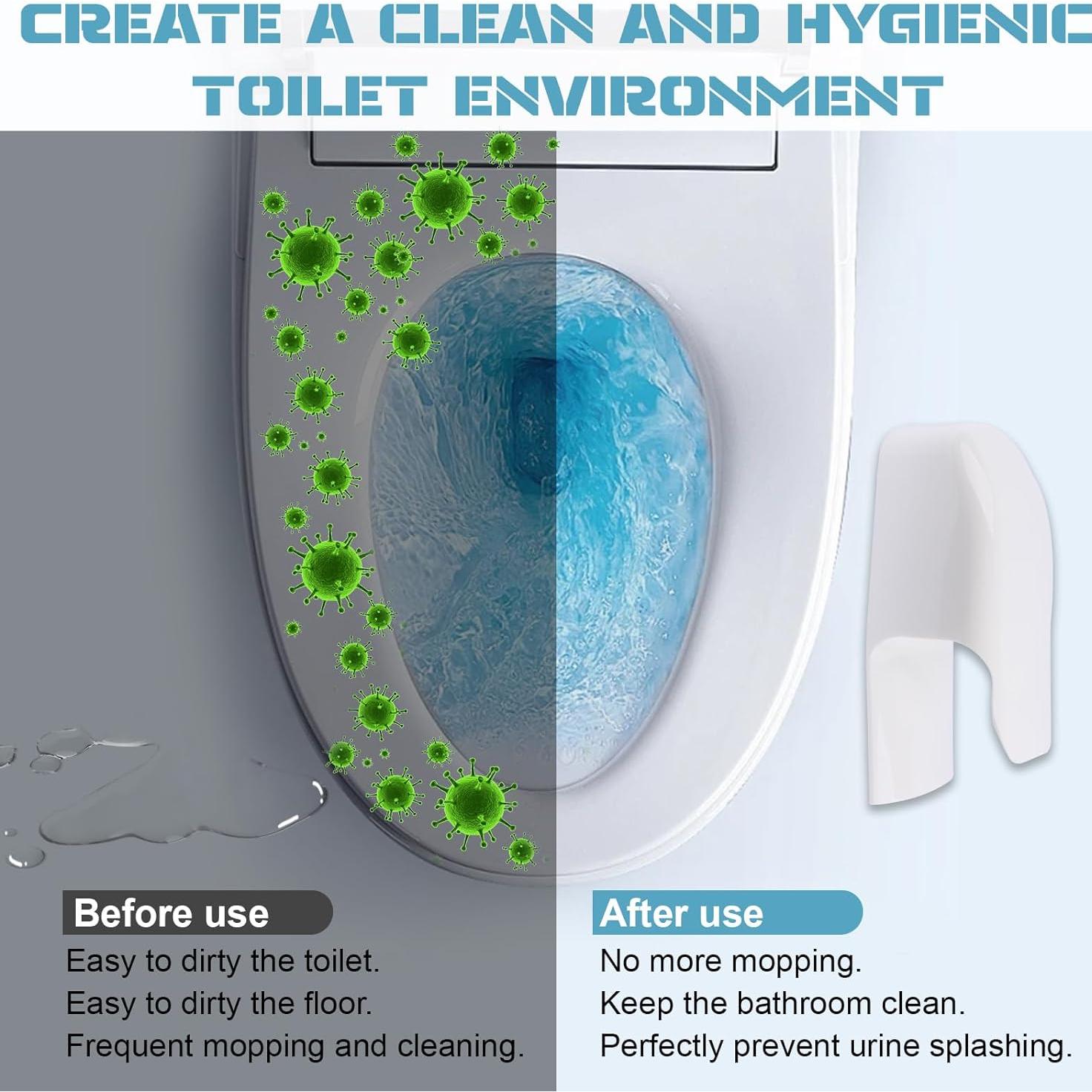 Protector de Salpicaduras AFZZ para Inodoro Ajustable