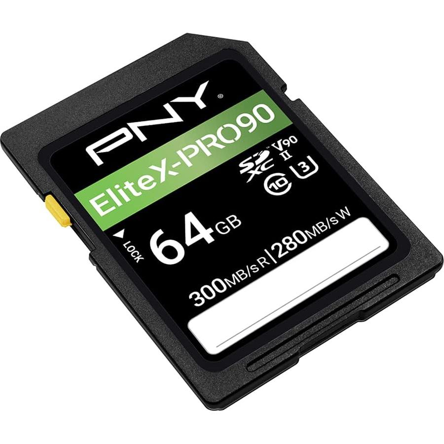 Tarjeta de Memoria PNY 64GB EliteX-PRO90 UHS-II 300MB/s